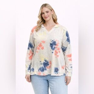 New!! Lane Bryant LIVI Athletic Tie Dye Hoodie